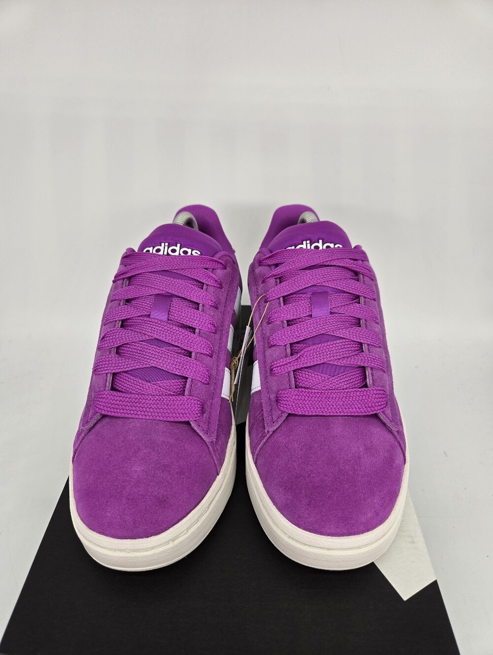 adidas Women's Grand Court Alpha JH7231 Purple Burst White Shoes Size 6 - Picture 2 of 8